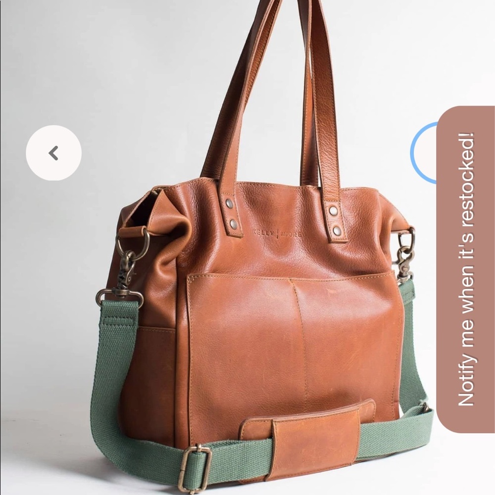 Kelly moore Daniela simple leather tote camera bag